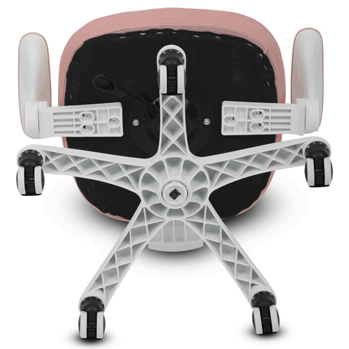 Dětská židle, výškově nastavitelná, růžová síťovina, KA-K1063 PINK