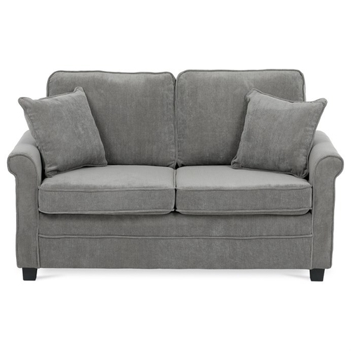 Dvoumístná pohovka, šedá, manšestrová látka, ASB-4170 GREY2