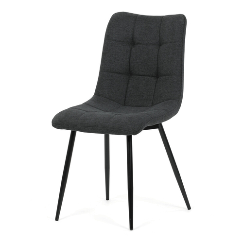 Jídelní židle, šedá, látka, DCL-193 GREY2