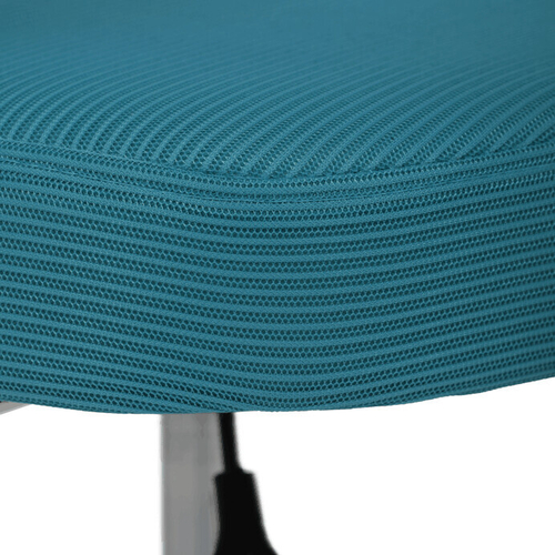 Dětská židle, výškově nastavitelná, modrá síťovina, KA-K1062 BLUE