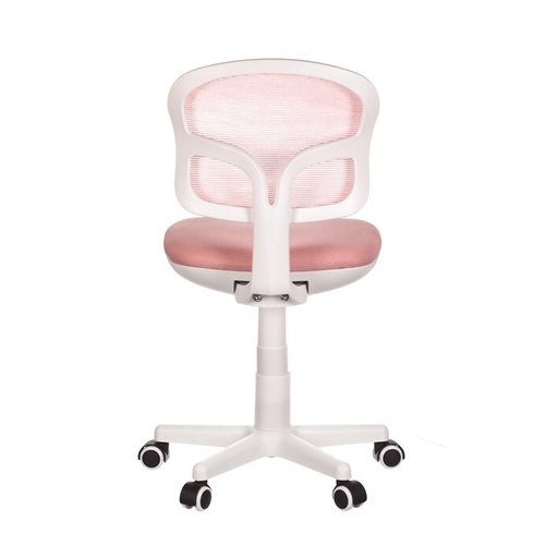 Dětská židle, výškově nastavitelná, růžová síťovina, KA-C801 PINK