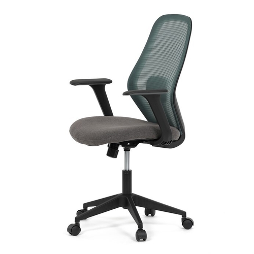 Kancelářská židle, houpací mechanismus, zelená síťovina, KA-V3149 GRN