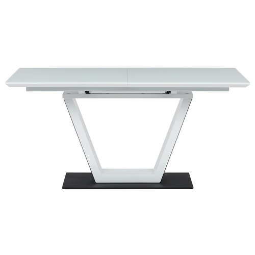 Jídelní stůl rozkládací 160-210x90 cm, mdf HT-D1931 WT
