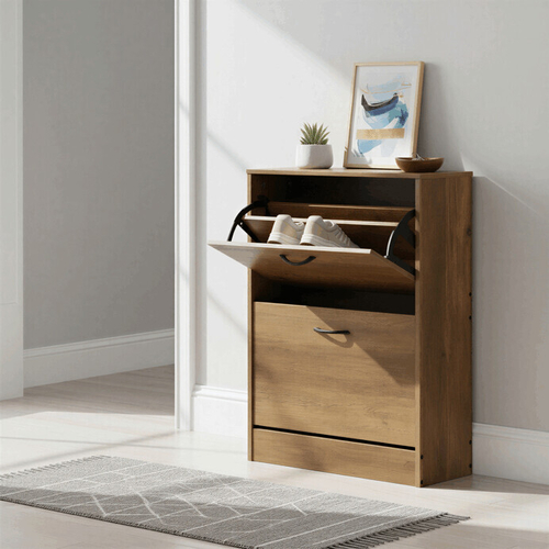 Botník, mdf, hnědá, ABO-G1014 ELM