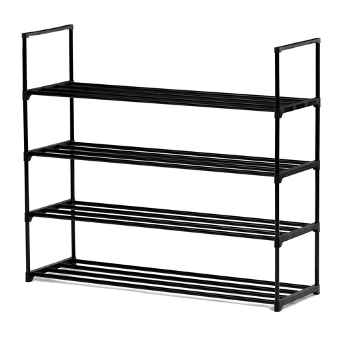 Botník, kov, černá, GD-406 BK