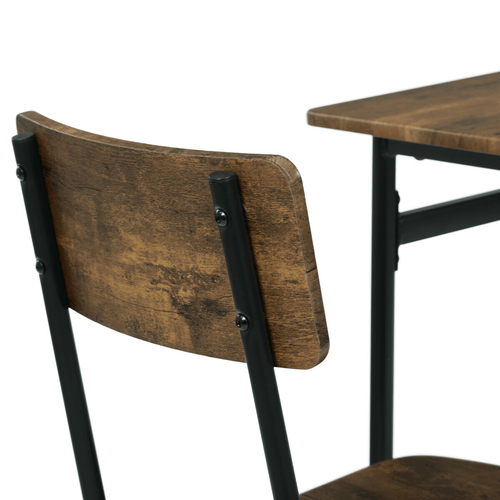 Jídelní set s 4 židlemi, 110x70x76cm, mdf, old wood, AUT-O2155 OLW