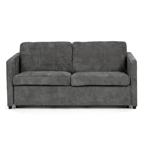 Rozkládací pohovka na každodenní spaní, šedá, látka, ASB-C3900 GREY2