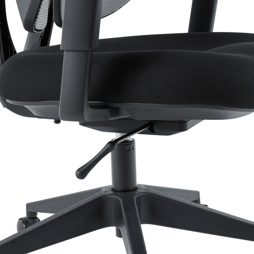 Kancelářská židle, synchronní mechanismus, šedá síťovina, KA-H3245 GREY