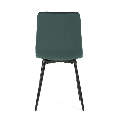 Jídelní židle, zelená, sametová látka, CT-281 GRN4