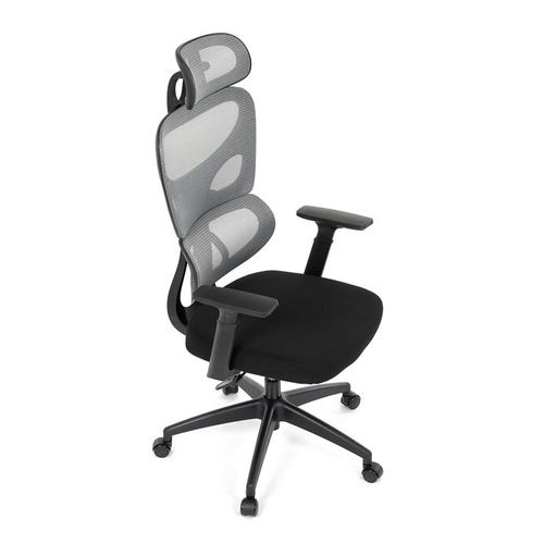 Kancelářská židle, houpací mechanismus, šedá, KA-K2080 GREY
