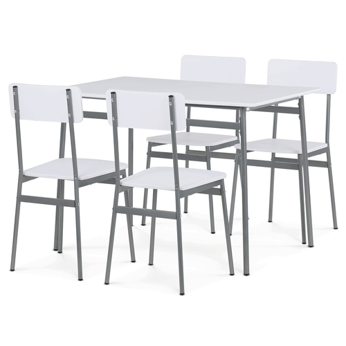 Jídelní set s 4 židlemi, 110x70x76cm, mdf AUT-O2156 WT