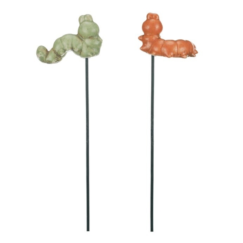 Housenka na špejli - keramika, mix 2 druhů, cena za 1 ks