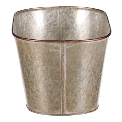 Kovový truhlík, design s motýly.