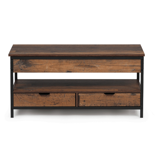 Konferenční stolek se zvedací deskou 100x50x48cm, mdf, old wood, CT-I1201 OLW2