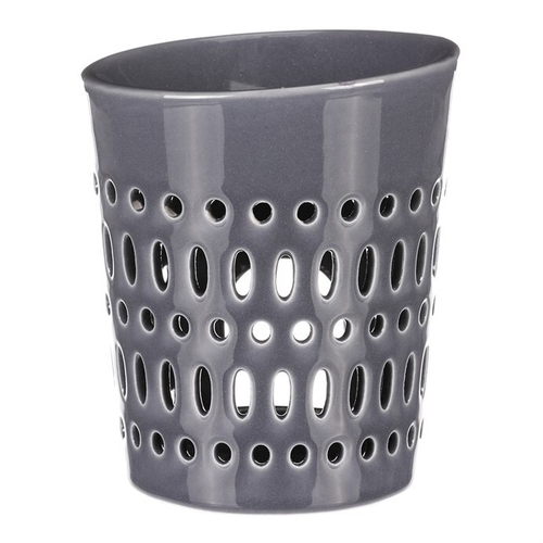 Aromalampa - porcelánová, otvory po obvodu, barva modrá