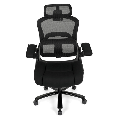 Kancelářská židle, houpací mechanismus, černá látka, KA-N1313 BK