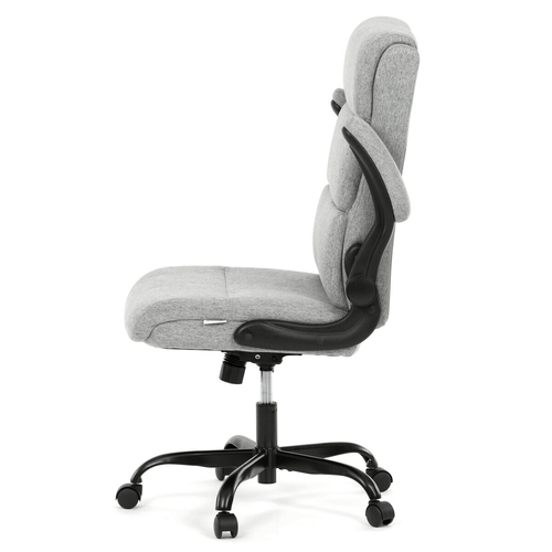 Kancelářské křeslo, houpací mechanismus, šedá látka, KA-K3104 GREY