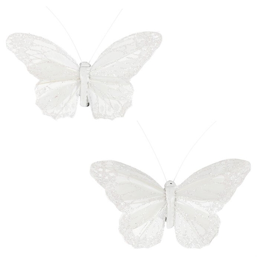 Motýl s klipem, 6ks v krabičce, cena za 1 krabičku