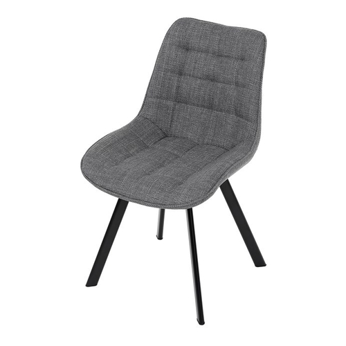 Jídelní židle, šedá, látka, HC-465 GREY2