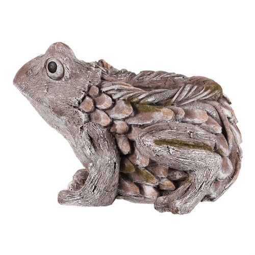 Žába - obal na květiny, magnesium, barva šedá