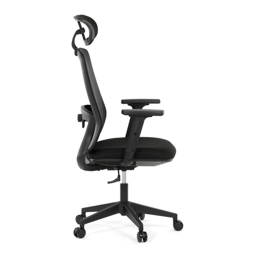 Kancelářská židle, synchronní mechanismus, černá síťovina, KA-S2176 BK