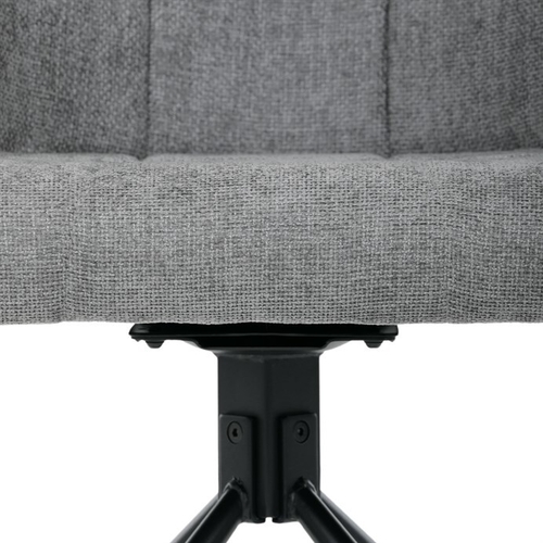 Jídelní židle, šedá, látka, DCH-T1122 GREY2