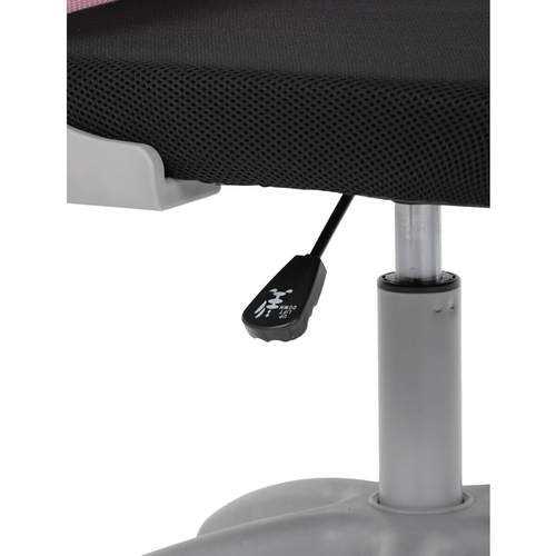 Dětská židle, výškově nastavitelná, růžová síťovina, KA-K2008 PINK
