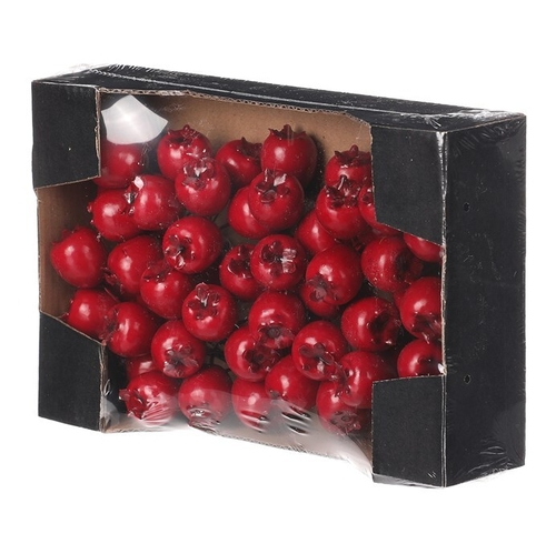 Šípek na drátku - umělý, tmavě červené, cena za balení (60 ks)