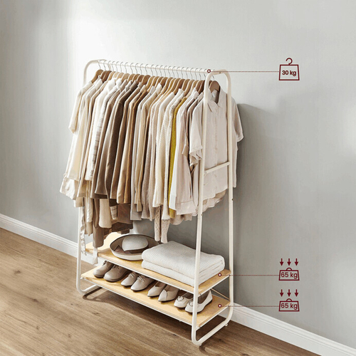 Věšák, kov, bílá, AUV-E1112 WT