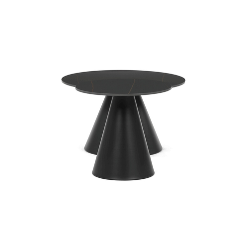 Konferenční stolek 70x70x41cm, keramika, mramor, CT-F4118 BK