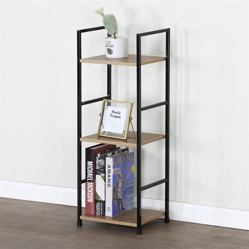 Regál, mdf, hnědá, GD-213 OAK