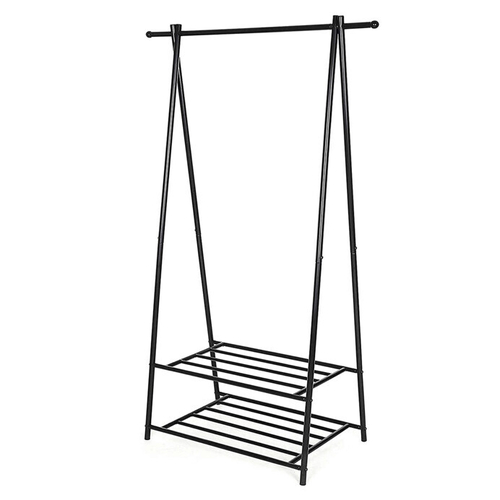 Věšák, kov, černá, AUV-E1105 BK