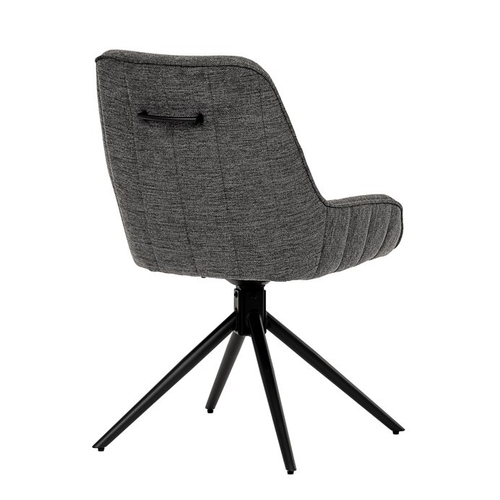 Jídelní židle, šedá, látka, HC-535 GREY2