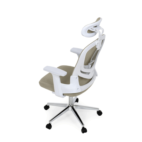 Kancelářská židle, houpací mechanismus, béžová síťovina, KA-K2031 BGE