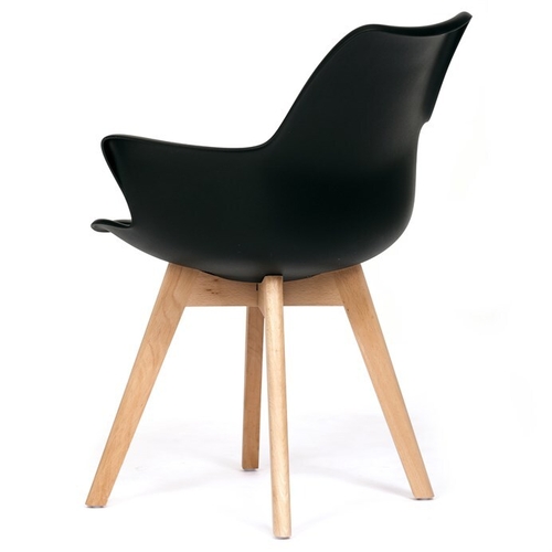 Jídelní židle, černá, plast, CT-771 BK