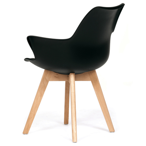 Jídelní židle, černá, plast, CT-771 BK