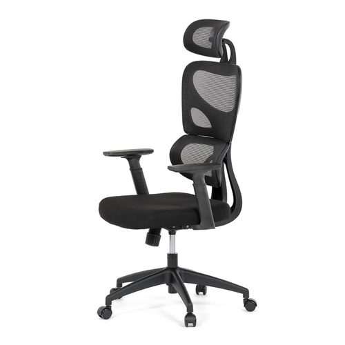Kancelářská židle, houpací mechanismus, černá, KA-K2080 BK