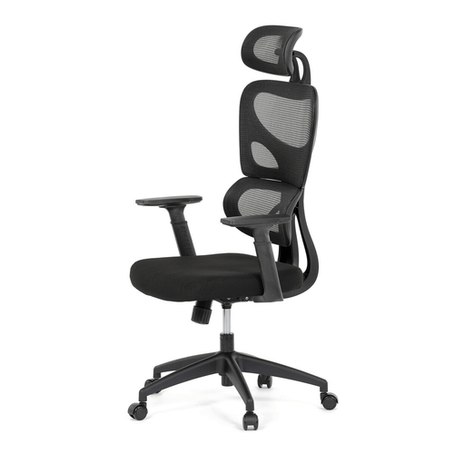 Kancelářská židle, houpací mechanismus, černá, KA-K2080 BK