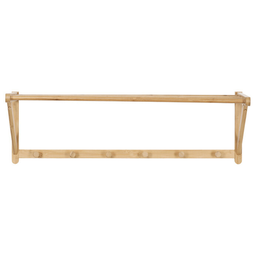 Věšák, bambus, přírodní, DR-B004 NAT