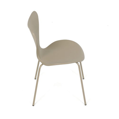 Jídelní židle, hnědá, plast, CT-X7034 CAP