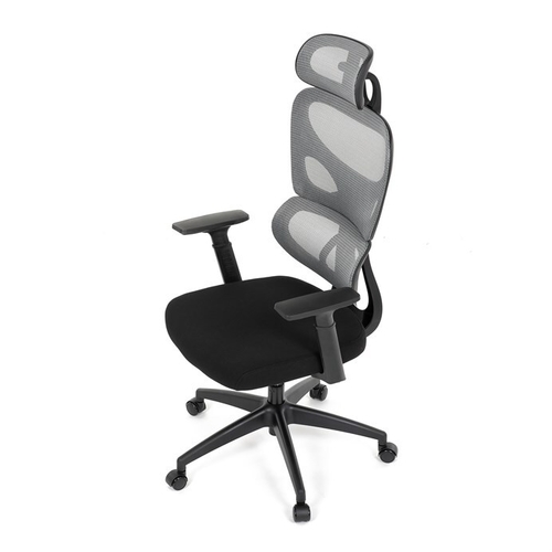 Kancelářská židle, houpací mechanismus, šedá, KA-K2080 GREY