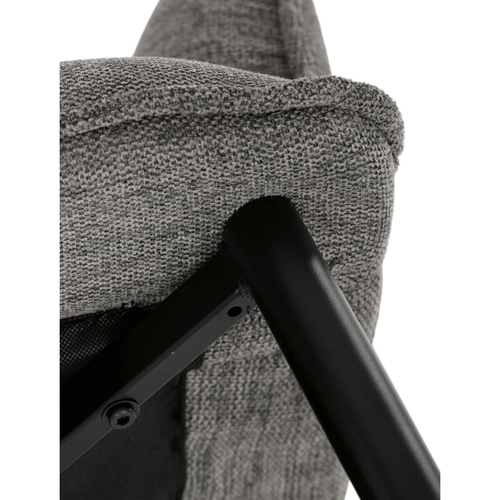 Jídelní židle, šedá, látka, DCH-J2139 GREY2