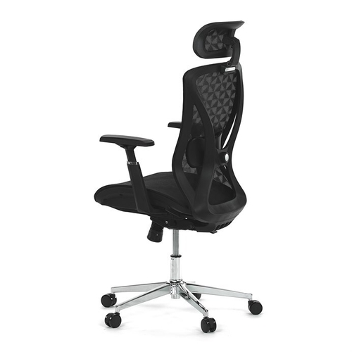Kancelářská židle, synchronní mechanismus, černá síťovina, KA-S258 BK
