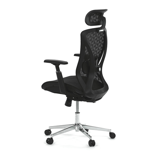 Kancelářská židle, synchronní mechanismus, černá síťovina, KA-S258 BK