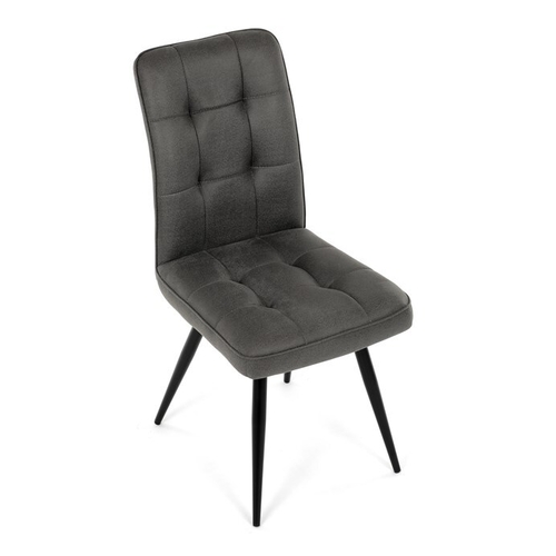 Jídelní židle, šedá, látka vintage, DCL-D1250 GREY3