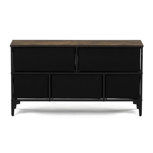 Komoda 103x30x56cm, mdf, vícebarevná, AUK-W2103 BK