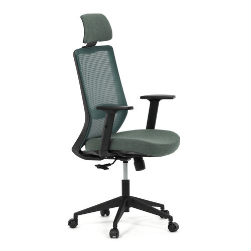 Kancelářská židle, synchronní mechanismus, zelená síťovina, KA-V3329 GRN