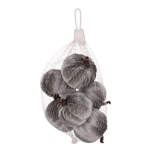 Dýně plastová s látkou, světle šedá, cena za balení (6 ks)