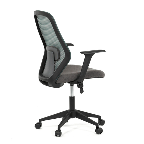 Kancelářská židle, houpací mechanismus, zelená síťovina, KA-V3149 GRN