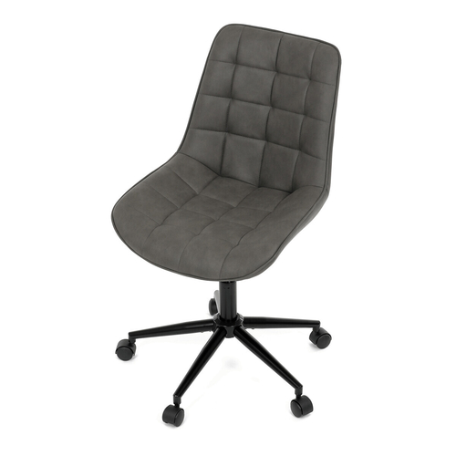 Pracovní židle, výškově nastavitelná, šedá látka, KA-V3120 GREY3